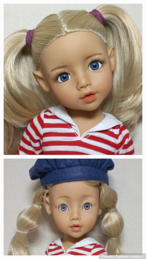 Две подружки — ООАК и кастом кукол Gotz (Готц): перерисовка (фото 8)