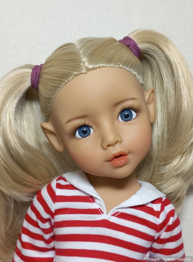 Две подружки — ООАК и кастом кукол Gotz (Готц): перерисовка (фото 4)