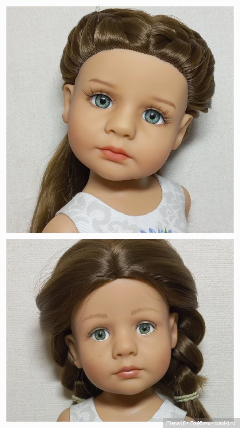 Две подружки — ООАК и кастом кукол Gotz (Готц): перерисовка (фото 7)