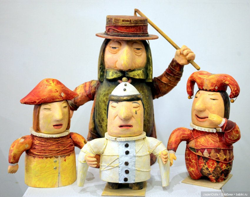 "Карабас и куклы" на выставке "Куклы с характером. Перезагрузка"