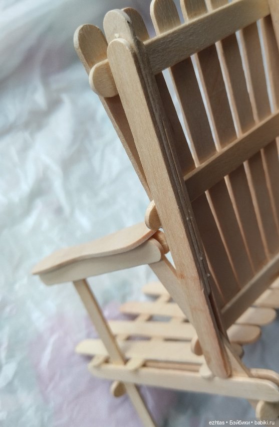 МК. Кресло из палочек - Веер (фото 6)