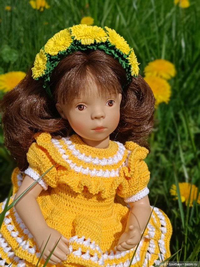 Одуванчик — Куклы Sylvia Natterer (Сильвия Наттерер): Gotz (фото 2)