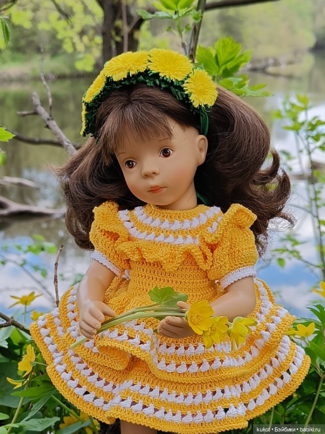 Одуванчик — Куклы Sylvia Natterer (Сильвия Наттерер): Gotz (фото 7)