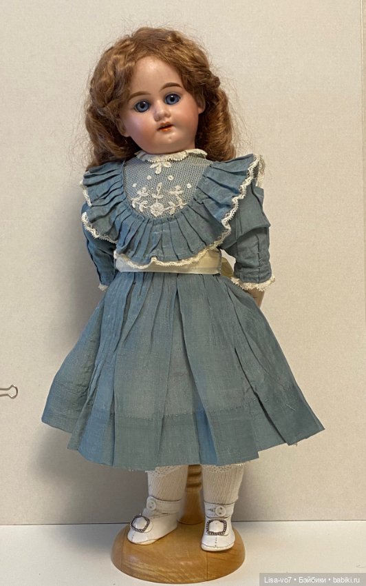 Кружевная "мочалка" — Реставрация антикварных кукол: ремонт фарфора (фото 10)