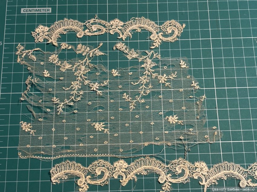 Кружевная "мочалка" — Реставрация антикварных кукол: ремонт фарфора (фото 4)