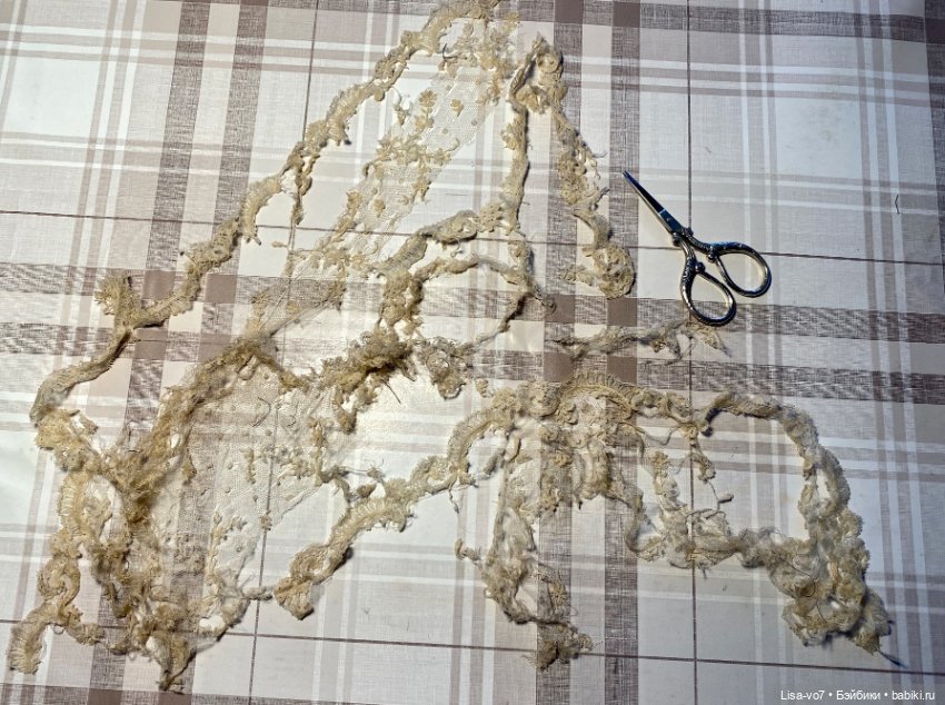 Кружевная "мочалка" — Реставрация антикварных кукол: ремонт фарфора