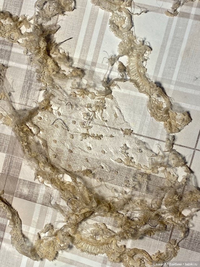 Кружевная "мочалка" — Реставрация антикварных кукол: ремонт фарфора (фото 2)