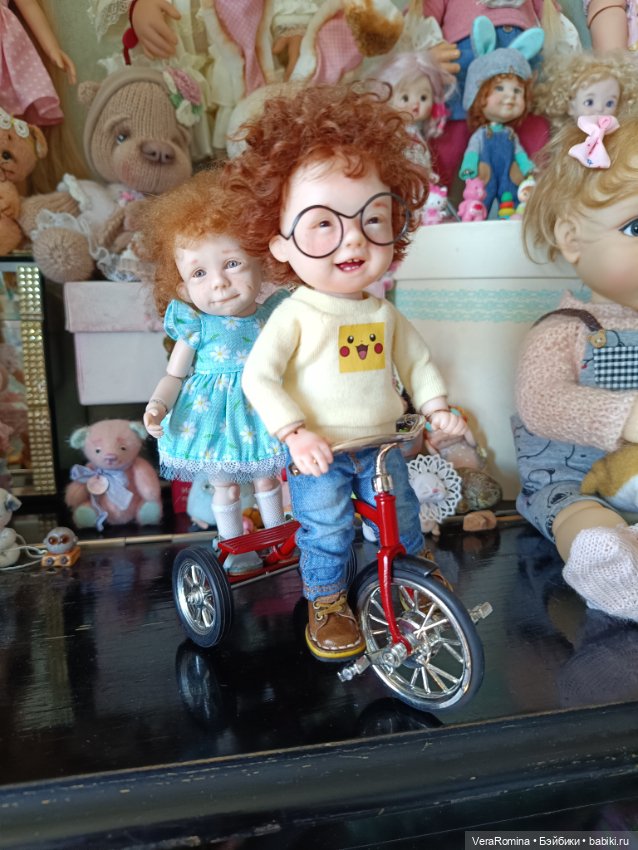 Тимошка братик Шурочки — Авторские шарнирные куклы своими руками: лепка (фото 5)