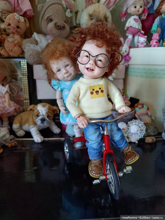 Тимошка братик Шурочки — Авторские шарнирные куклы своими руками: лепка (фото 10)