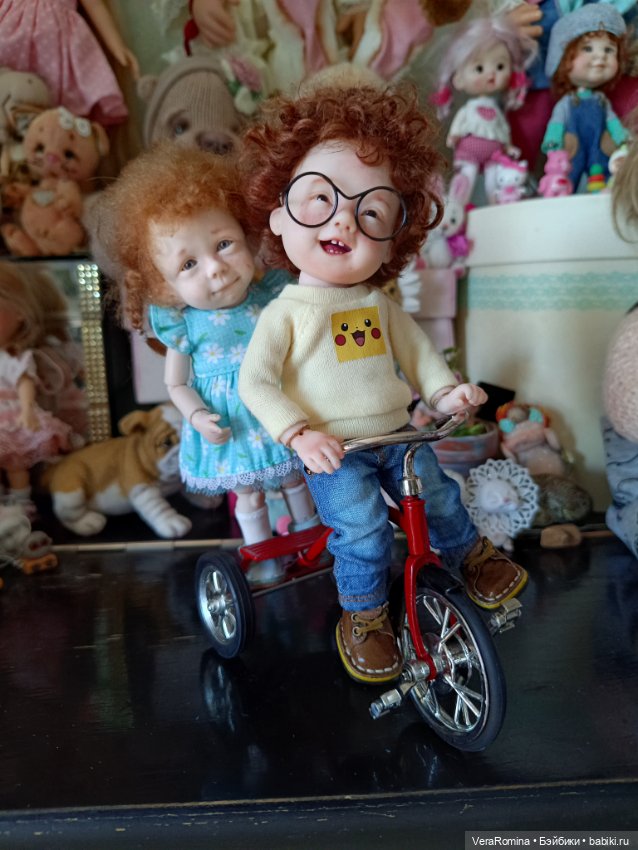 Тимошка братик Шурочки — Авторские шарнирные куклы своими руками: лепка (фото 8)