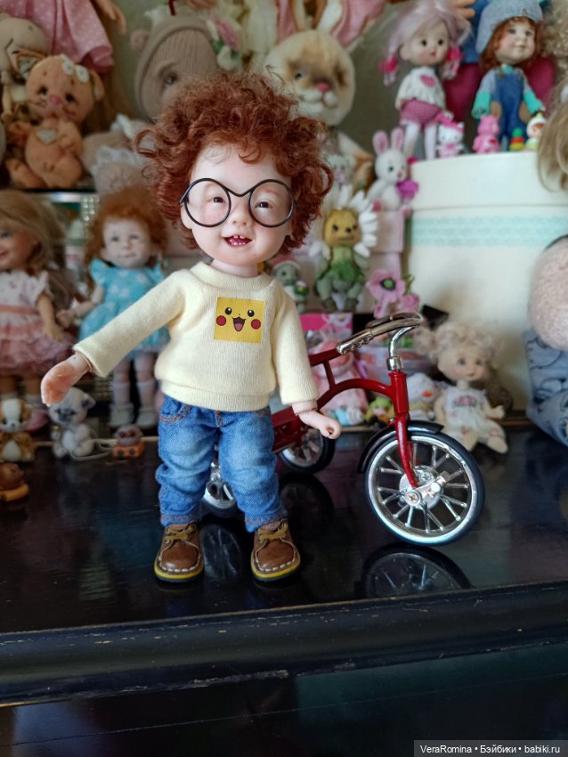 Тимошка братик Шурочки — Авторские шарнирные куклы своими руками: лепка