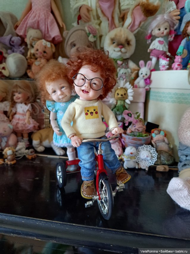 Тимошка братик Шурочки — Авторские шарнирные куклы своими руками: лепка (фото 7)