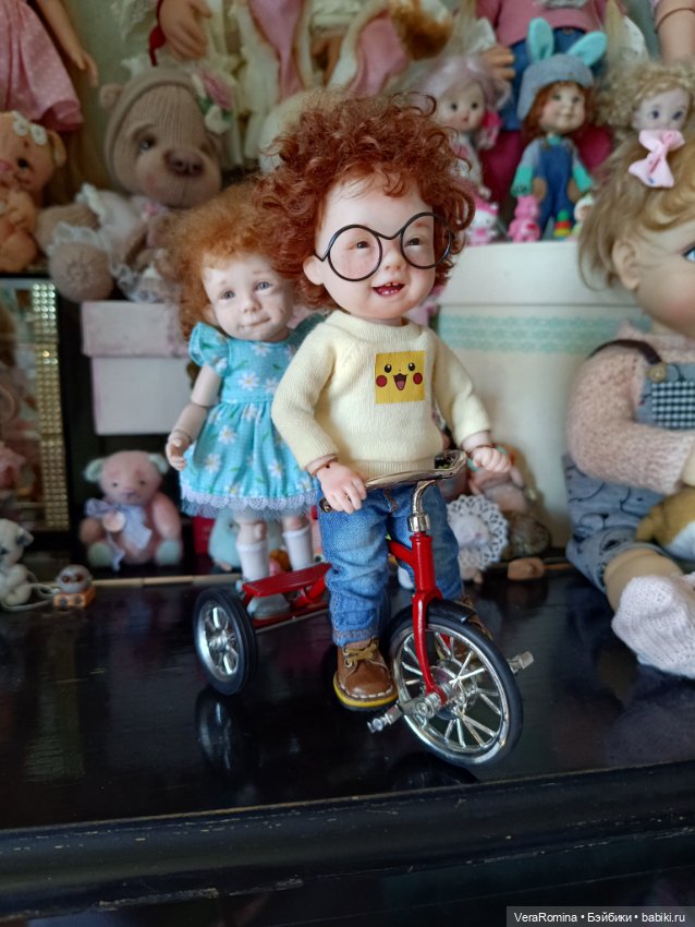 Тимошка братик Шурочки — Авторские шарнирные куклы своими руками: лепка (фото 4)