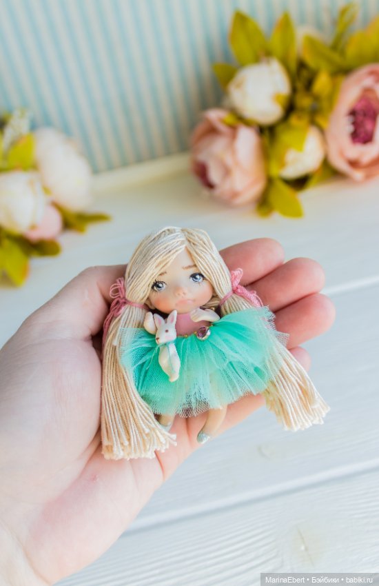 Маленькая куколка Берта — Авторские миниатюрные куклы: лепка