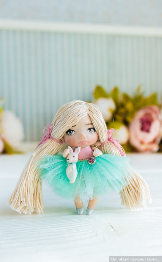 Маленькая куколка Берта — Авторские миниатюрные куклы: лепка