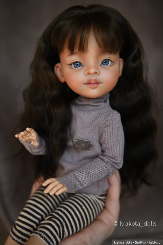 Маленькая Зайка — ООАК Paola Reina (Паола Рейна) и испанских кукол: перерисовка