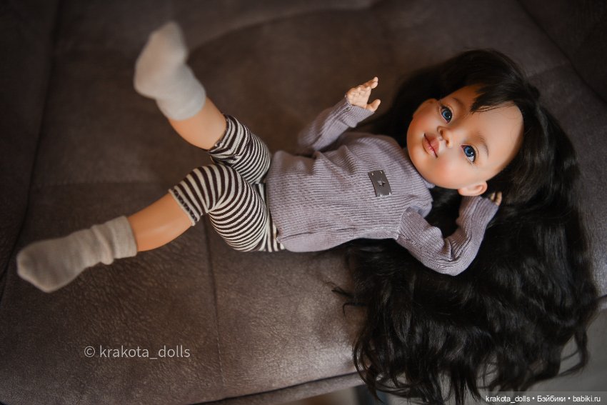 Маленькая Зайка — ООАК Paola Reina (Паола Рейна) и испанских кукол: перерисовка