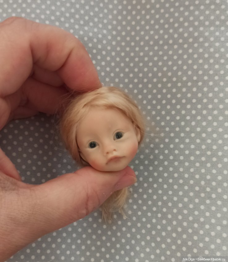 Новые малыши в работе — Авторские миниатюрные куклы: лепка (фото 4)
