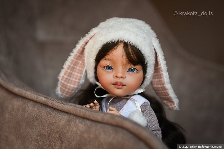 Маленькая Зайка — ООАК Paola Reina (Паола Рейна) и испанских кукол: перерисовка