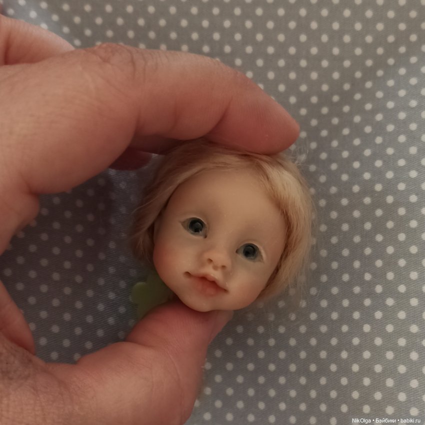 Новые малыши в работе — Авторские миниатюрные куклы: лепка (фото 3)