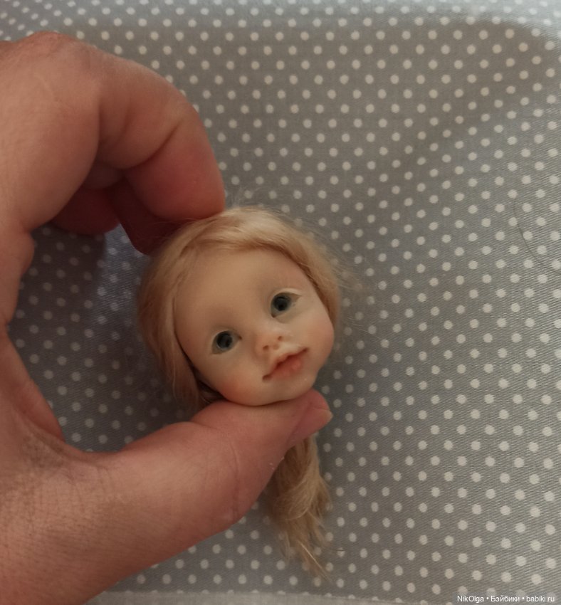 Новые малыши в работе — Авторские миниатюрные куклы: лепка (фото 6)