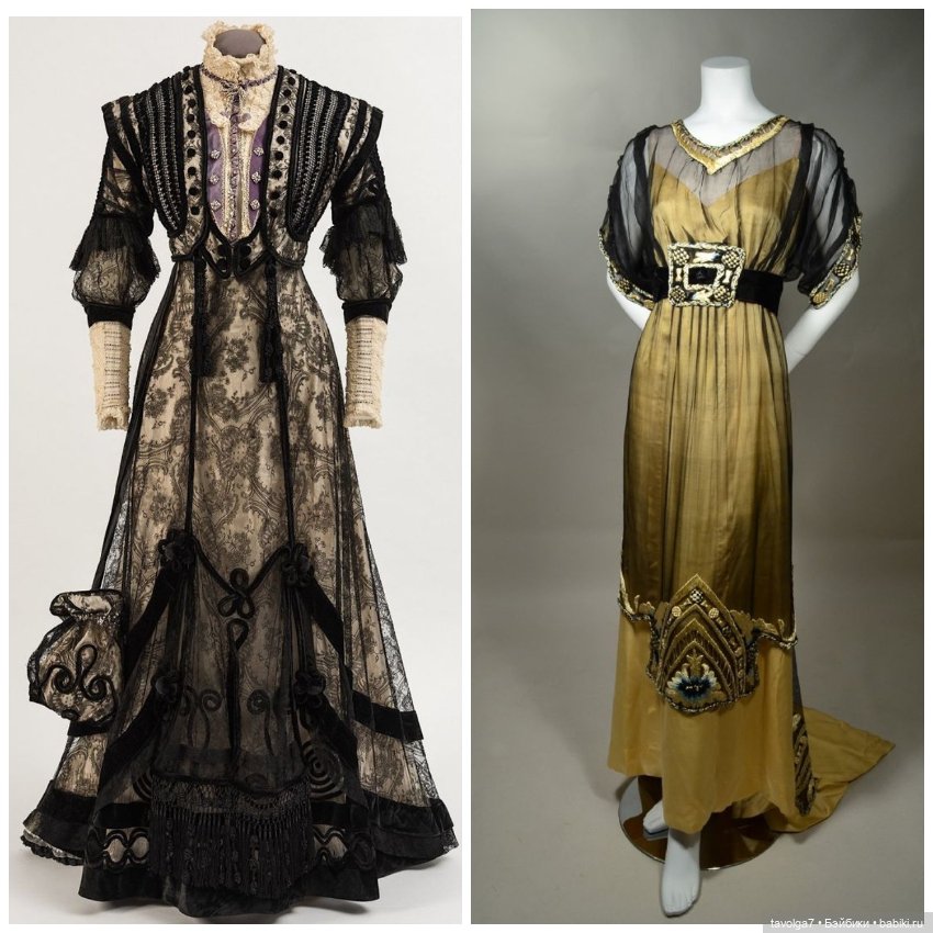 Мода 1900х и 1910х в сравнительных коллажах (фото 3)