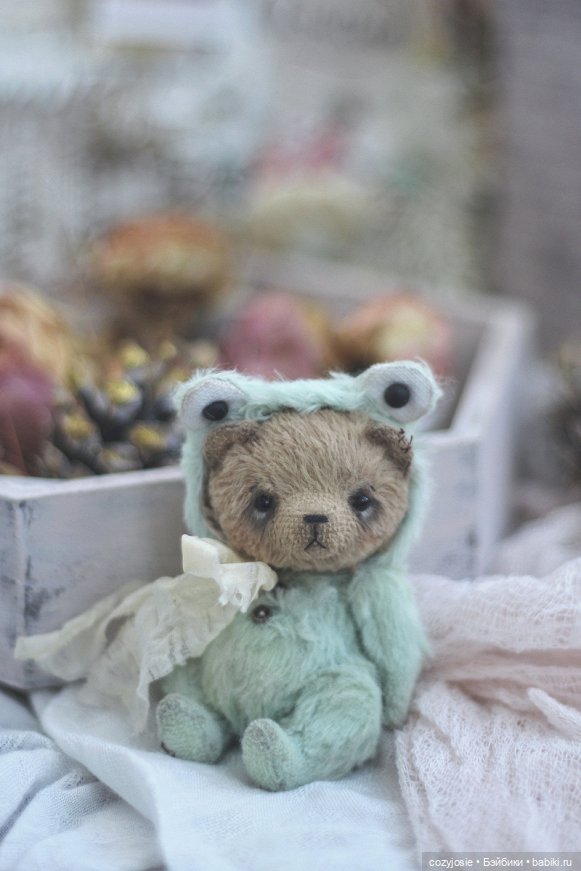 Жила была Лягушка — Авторские мишки Тедди и друзья: фото