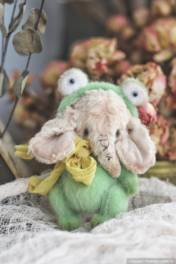 Жила была Лягушка — Авторские мишки Тедди и друзья: фото (фото 8)