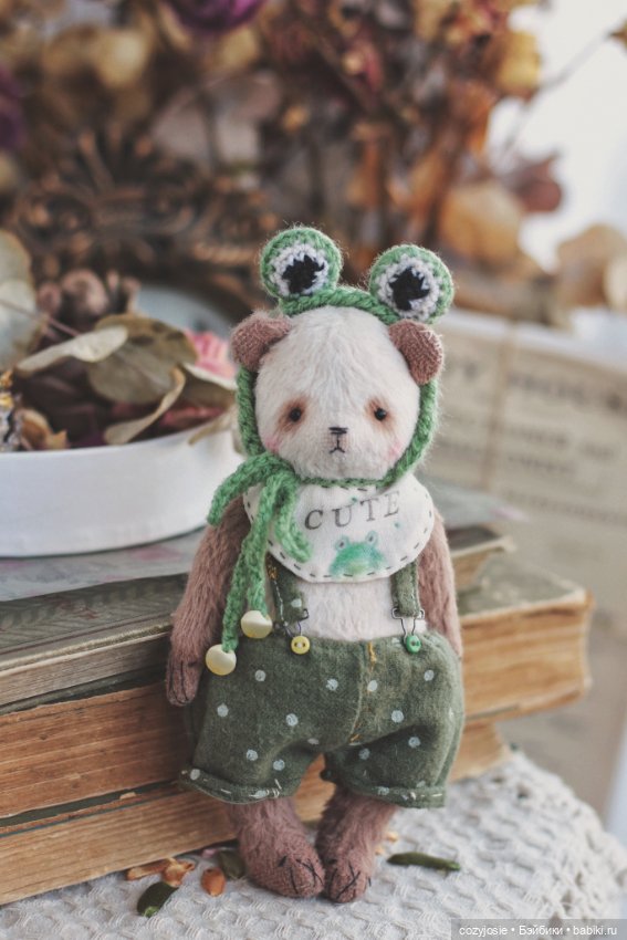 Жила была Лягушка — Авторские мишки Тедди и друзья: фото