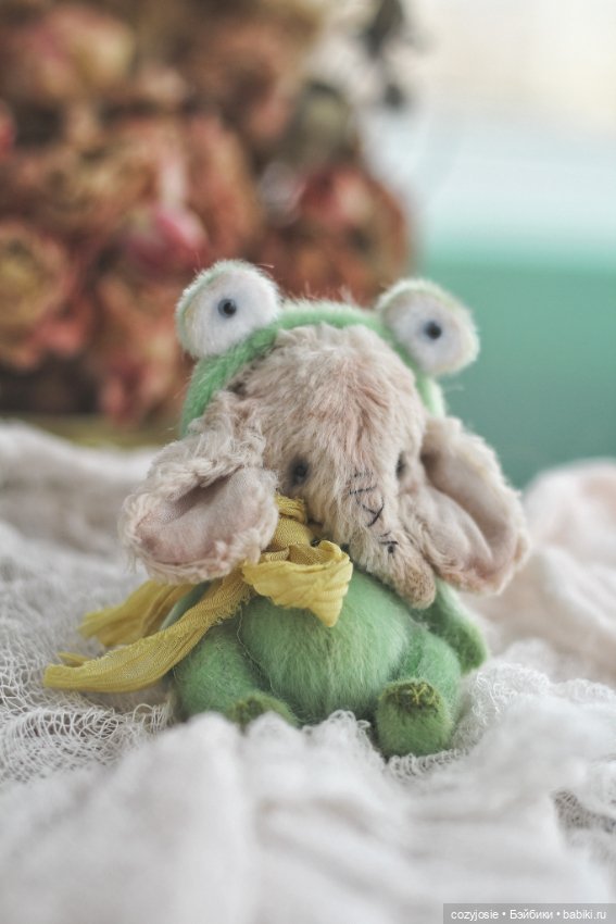 Жила была Лягушка — Авторские мишки Тедди и друзья: фото (фото 9)