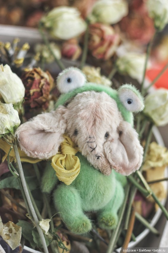 Жила была Лягушка — Авторские мишки Тедди и друзья: фото (фото 4)