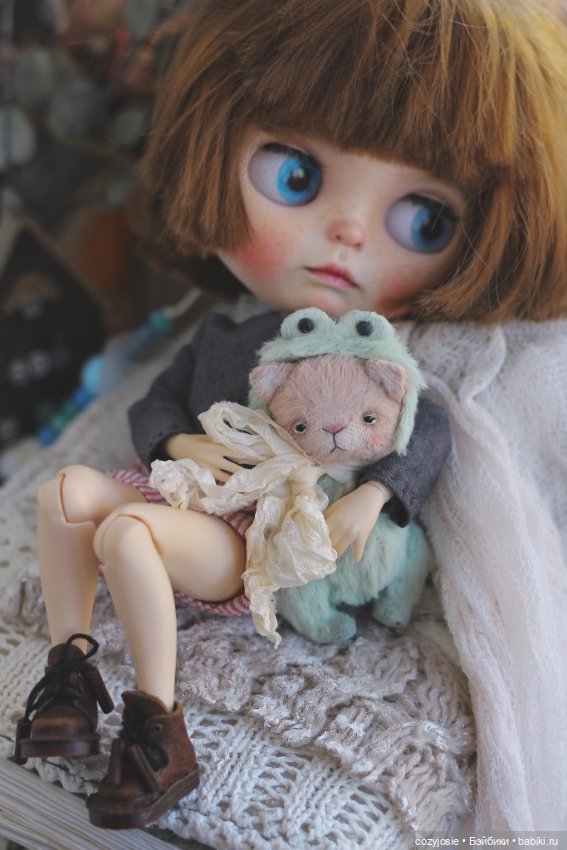 Жила была Лягушка — Авторские мишки Тедди и друзья: фото