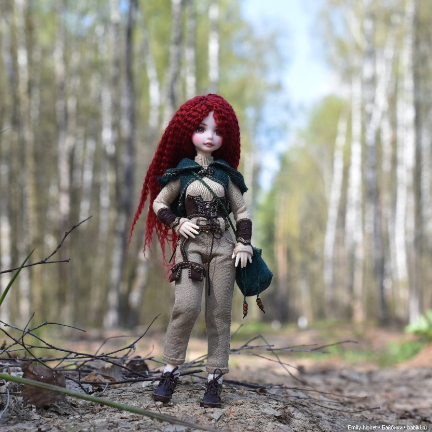 Марта в лесу — ООАК и репейнт игровых кукол: Bratz (фото 3)