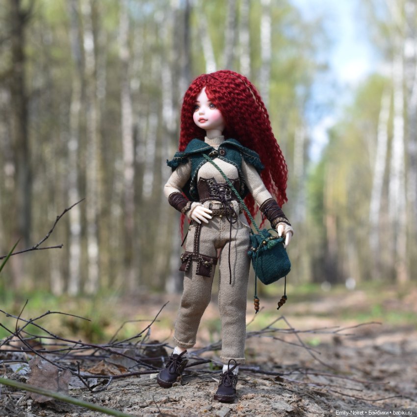Марта в лесу — ООАК и репейнт игровых кукол: Bratz (фото 4)