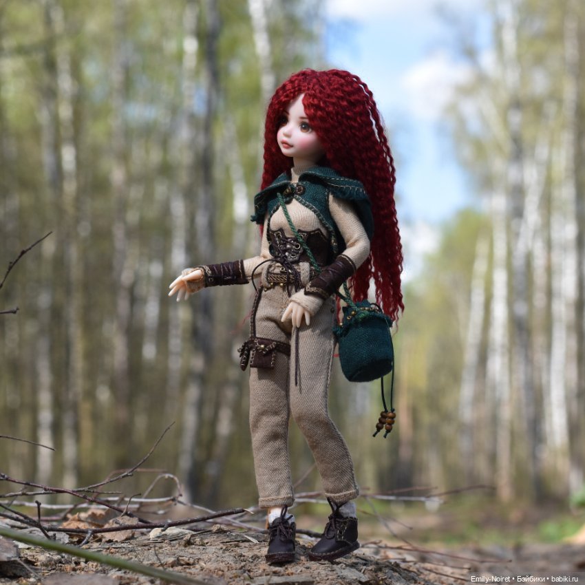 Марта в лесу — ООАК и репейнт игровых кукол: Bratz (фото 5)