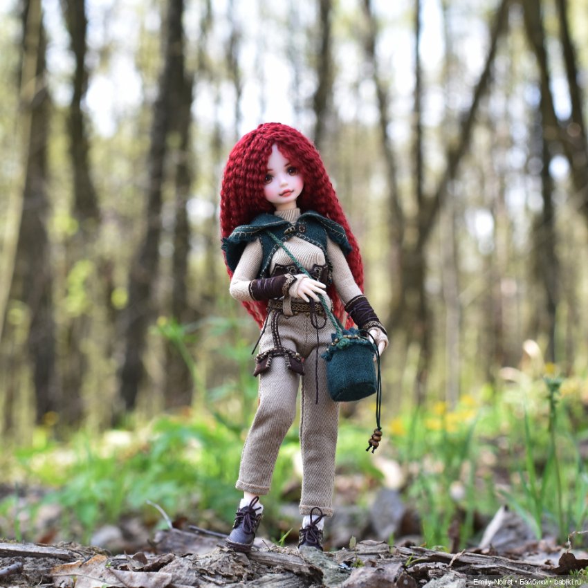 Марта в лесу — ООАК и репейнт игровых кукол: Bratz (фото 6)