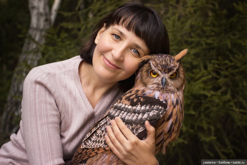 Филин — Валяные игрушки из шерсти: сухое валяние