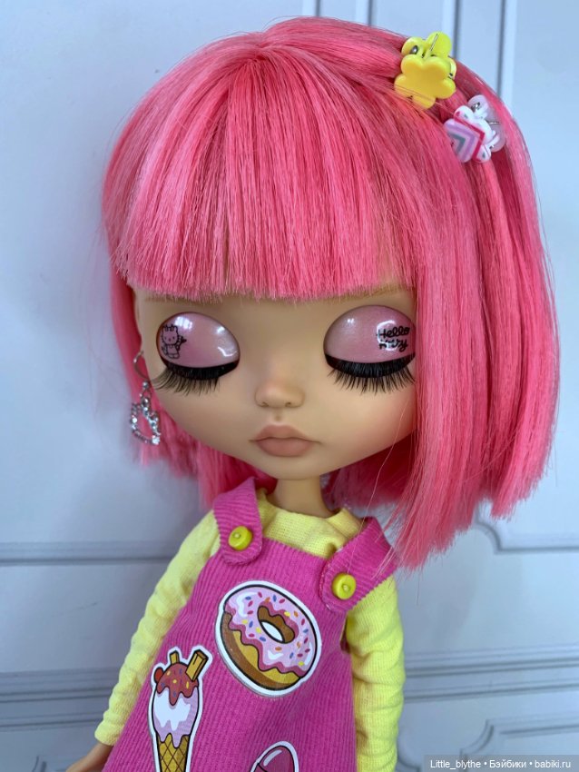 Новенькая блайзочка🩷 — Куклы Blythe (Блайз) ООАК: кастом (фото 4)