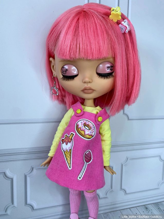 Новенькая блайзочка🩷 — Куклы Blythe (Блайз) ООАК: кастом (фото 5)