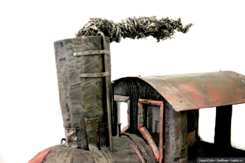 "Паровоз" на выставке "Праздник кукол. Кремль в Измайлово"