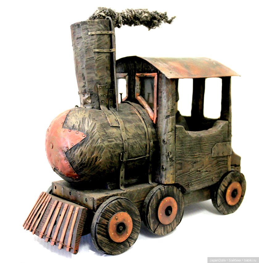 "Паровоз" на выставке "Праздник кукол. Кремль в Измайлово"