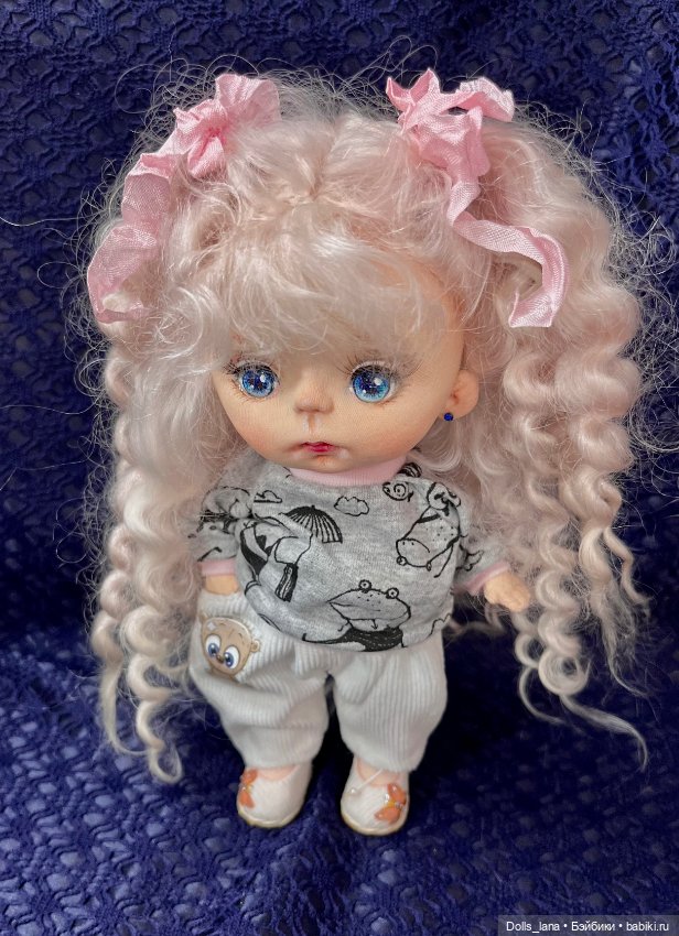 Интерьерная текстильная кукла (фото 3)