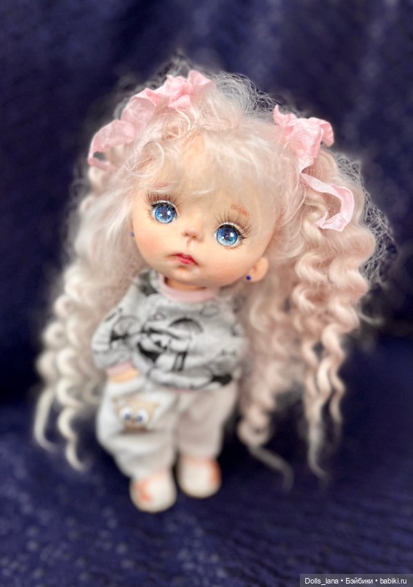 Интерьерная текстильная кукла (фото 7)