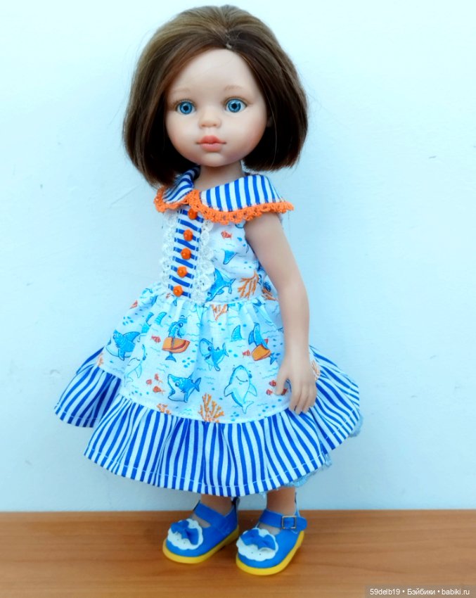 Два "морских" платья для паолочек из новой коллекции (фото 9)