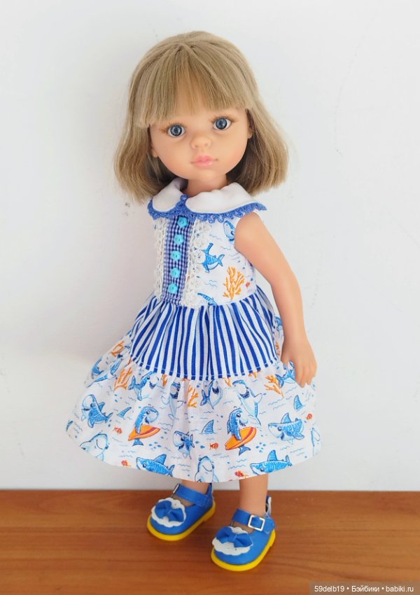 Два "морских" платья для паолочек из новой коллекции (фото 4)