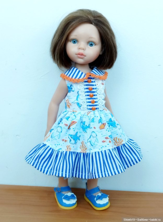 Два "морских" платья для паолочек из новой коллекции (фото 8)