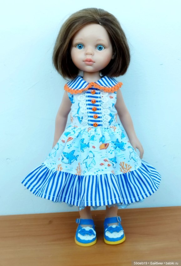 Два "морских" платья для паолочек из новой коллекции (фото 7)
