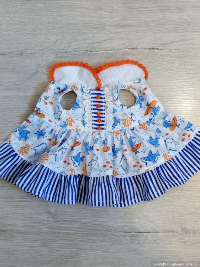 Два "морских" платья для паолочек из новой коллекции