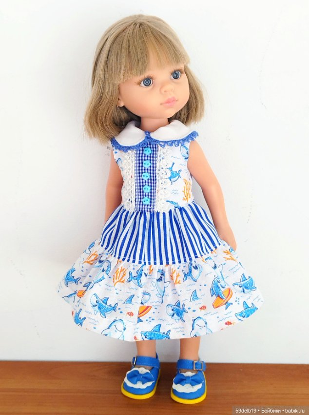 Два "морских" платья для паолочек из новой коллекции (фото 5)