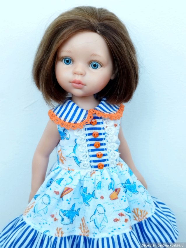 Два "морских" платья для паолочек из новой коллекции (фото 10)
